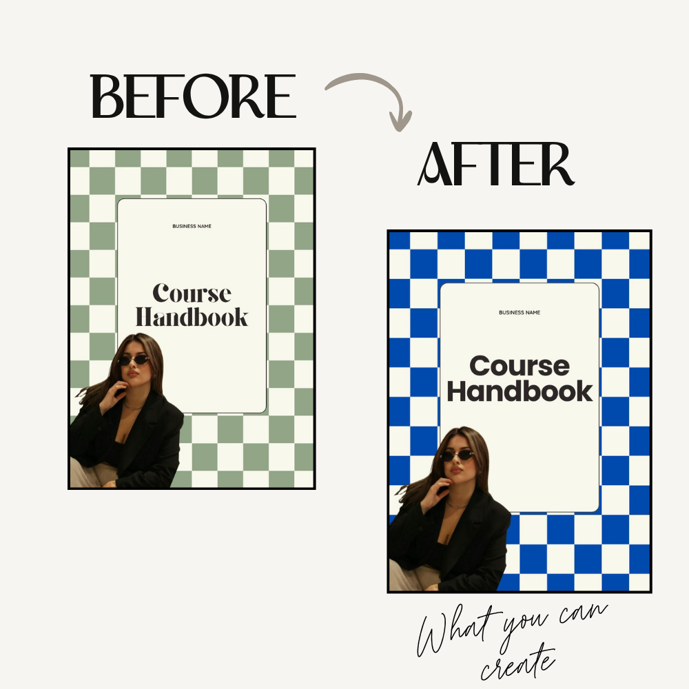 Editable Course Workbook Template
