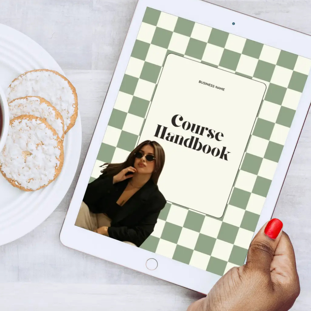 Editable Course Workbook Template