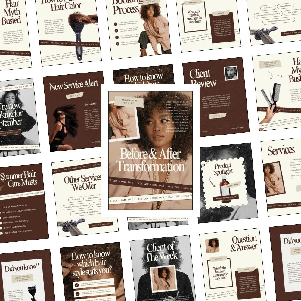 instagram kit for hair salon business owners
