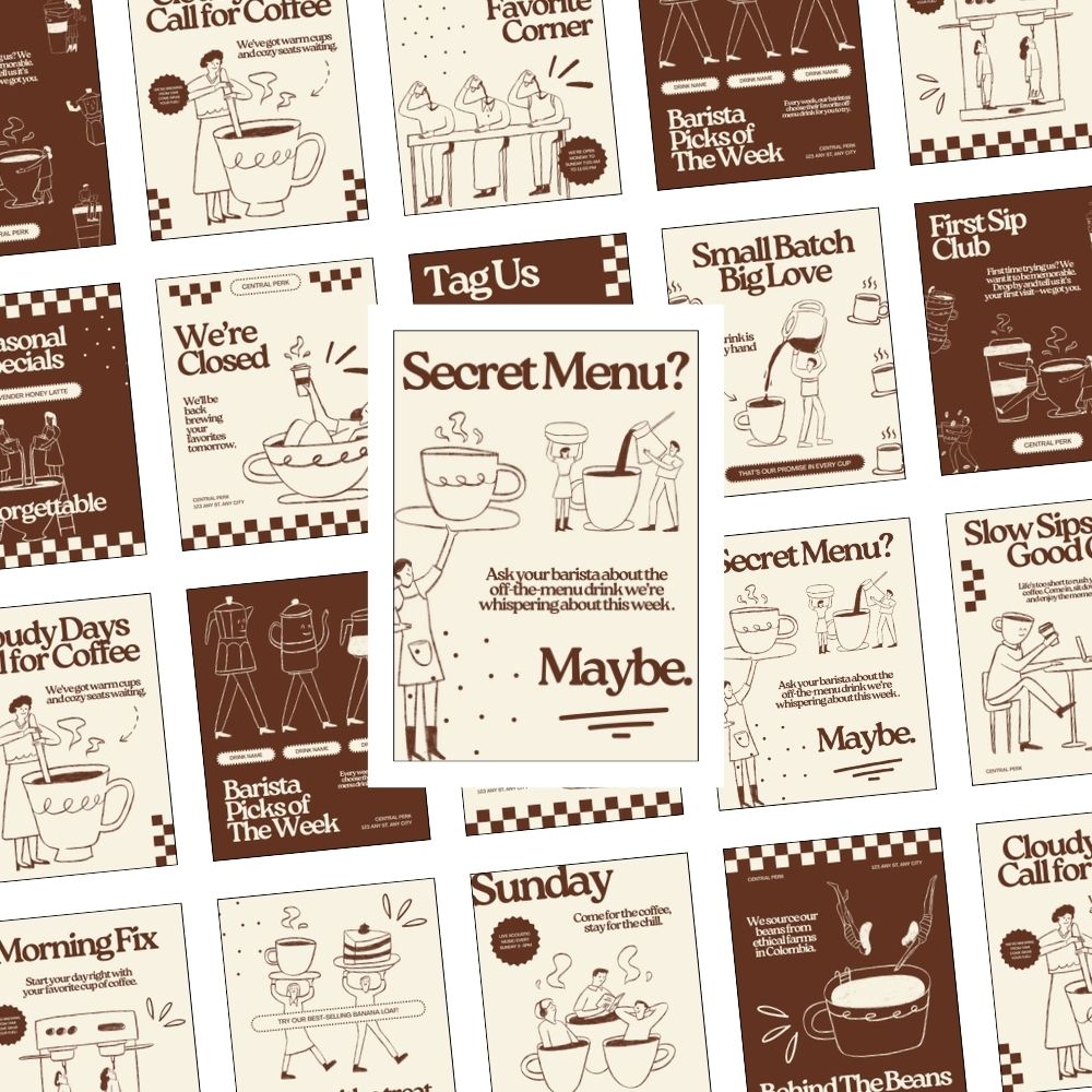 instagram kit for cafe owners