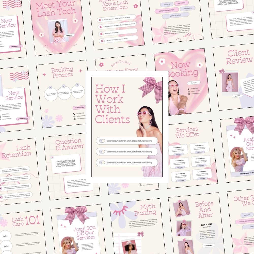 instagram kit for lash technicians
